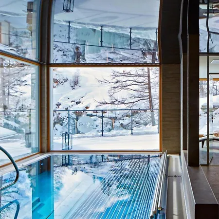 With Fascinating Views Over 아파트 체르마트